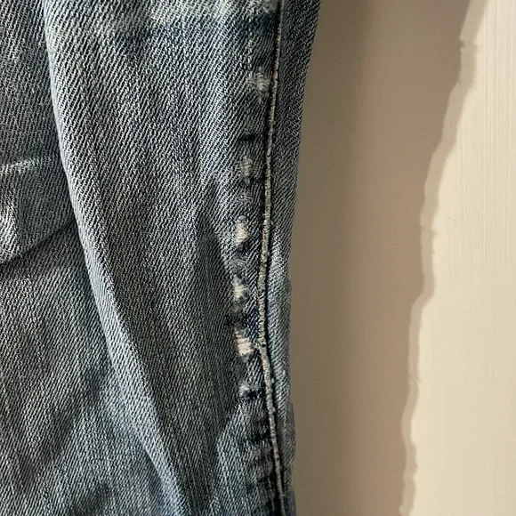 Lauren Jeans Co. Ralph Lauren Blue Wide Leg Jeans Size 10P - Picture 10 of 13